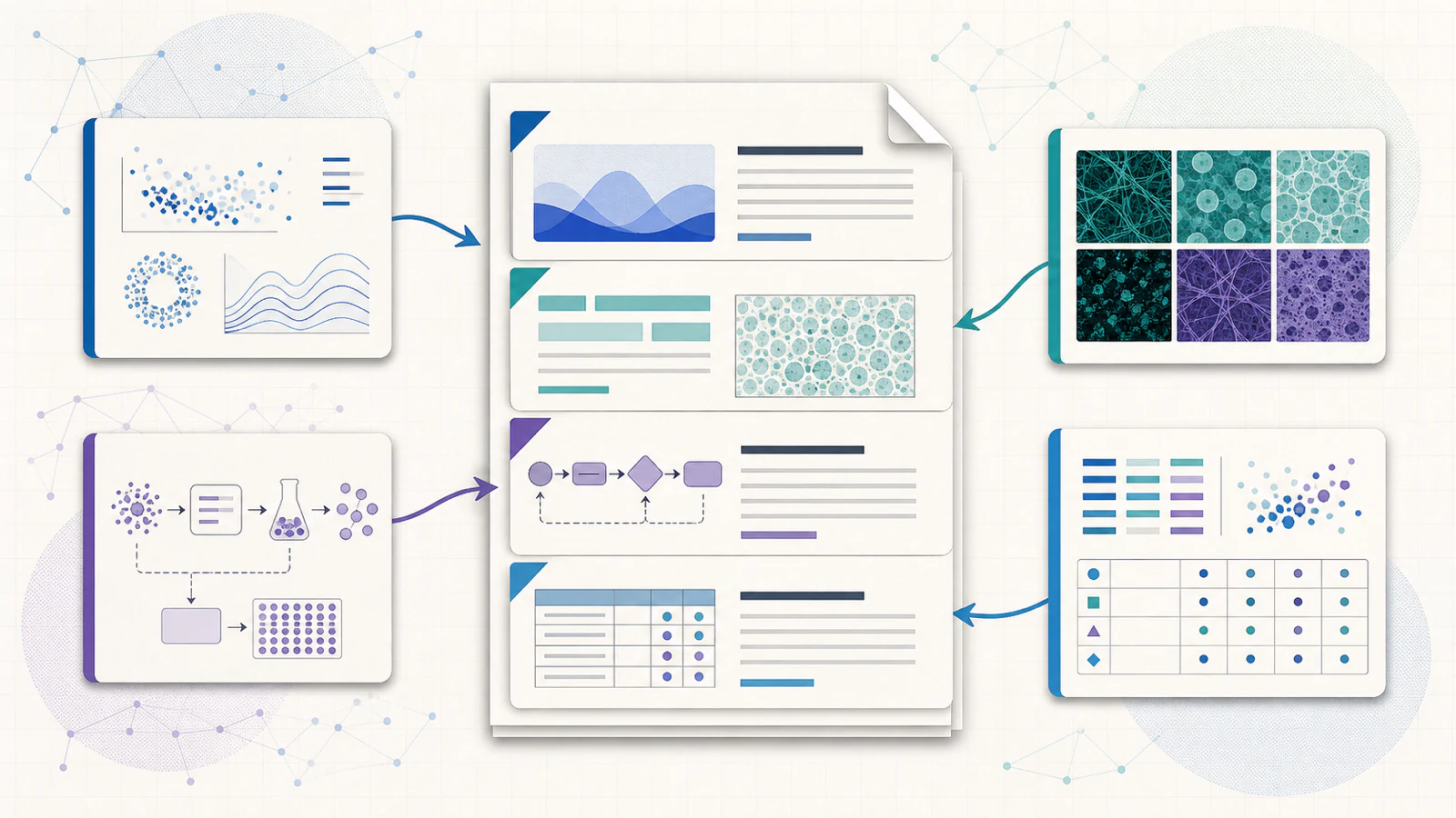 Figure-first IMRaD research paper workflow organized around evidence, figures, and manuscript sections